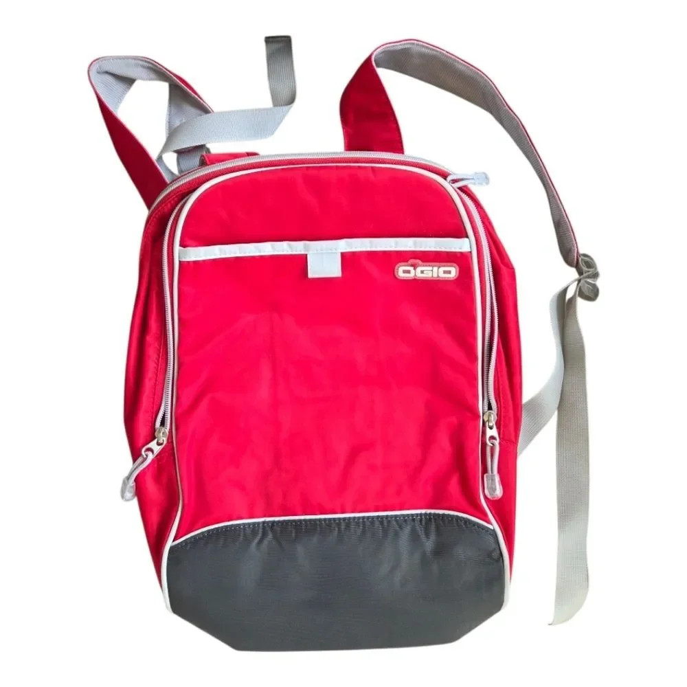 OGIO Backpack NWOT Laptop Multi Compartment Red Charcoal Unisex